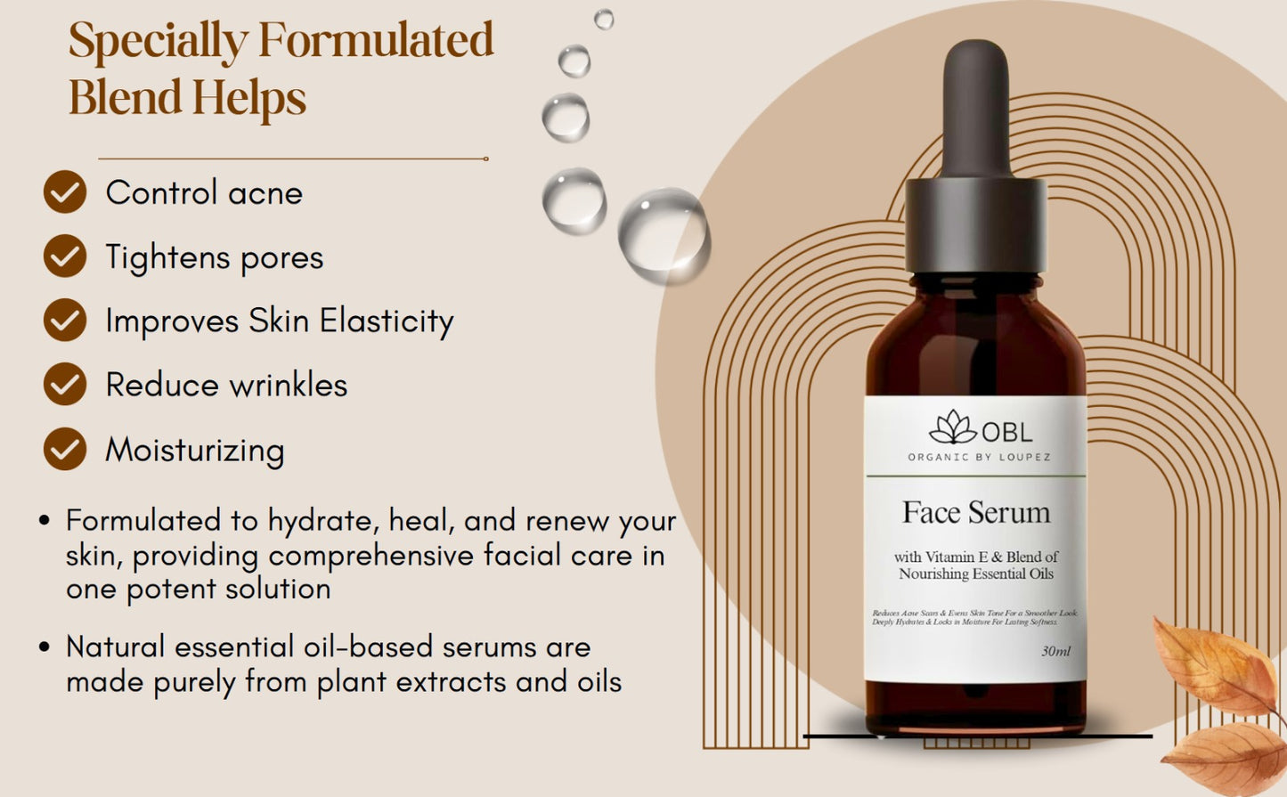 Face Serum - 100% oil based